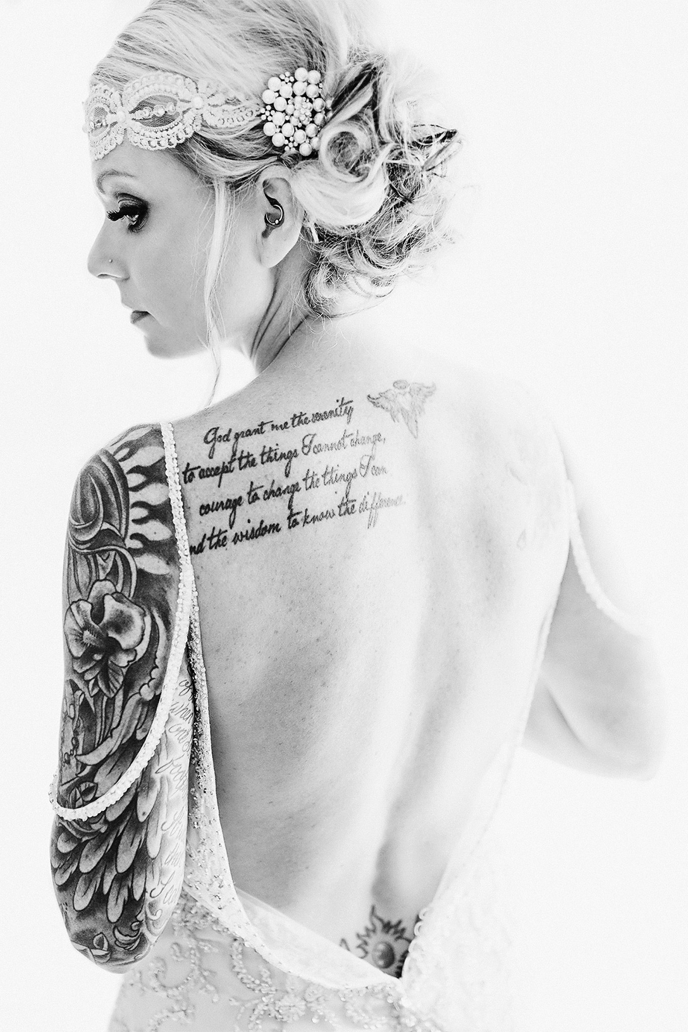 tattooed rock n roll bride